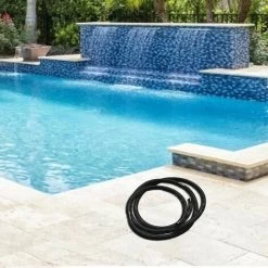 DHKLFA Tuyau Pour Piscine, Tuyau Solaire, Accessoires De Nettoyage De Tuyau D'aspiration Pour Piscine, Divisible Tous Les 105 Cm, Noir, Diamètre 32 Mm, Longueur: 6,3 M, Résistant Aux UV Et Au Chlore -Piscine Soldes 86521167 3