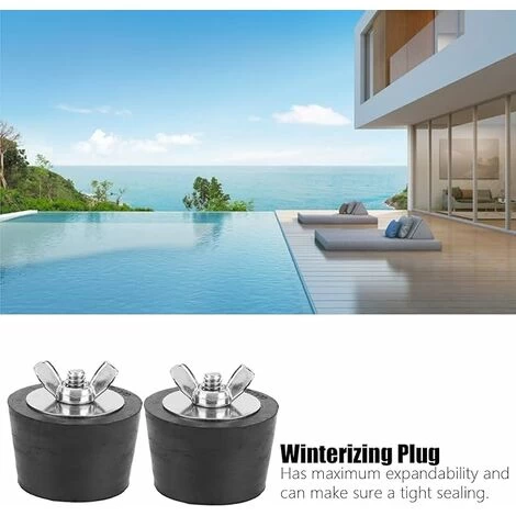 Bouchons D'Hivernage De Piscine 2 Pièces, Bouchon De Gel D'Expansion En Caoutchouc 38mm/1,5 Po Pour Tuyauterie De Spa De Piscine Hiver Entretien Des Raccords, 5 Bouchons D'Hivernage De Piscine 2 Pièces, Bouchon De Gel D'Expansion En Caoutchouc 38mm/1,5 Po Pour Tuyauterie De Spa De Piscine Hiver Entretien Des Raccords, – Image 3