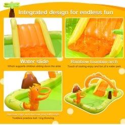 Aire De Jeux Jurassic Centre De Jeu Gonflable 246x193x110cm Pour 2 Ans Et Plus 10 Aire De Jeux Jurassic Centre De Jeu Gonflable 246x193x110cm Pour 2 Ans Et Plus -Piscine Soldes 87502324 4