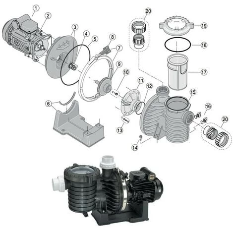 Joint De Corps Pompe Sta Rite 5P6R / 5P2R / Ultraflow 3 Joint De Corps Pompe Sta Rite 5P6R / 5P2R / Ultraflow