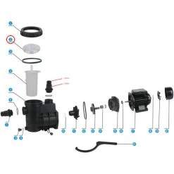 SunSun Pièces Détachées Pompe De Piscine HZS-200/300 Transparent Couvercle Du Filtre -Piscine Soldes 876983 2