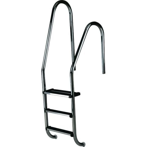 Echelle Asymétrique Pour Piscine - 4 Marches Inox 3 Echelle Asymétrique Pour Piscine - 4 Marches Inox