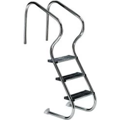 Echelle Résidentielle Pour Piscine - 3 Marches Inox