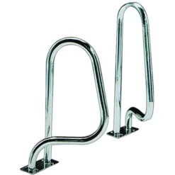 Sorties De Bain Pour Piscine - 75 X 90 Cm - Modèle Croisé Avec Platines Rectangulaires