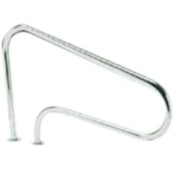 Sorties De Bain Pour Piscine Avec 2 Ancrages Extérieurs - 125 X 80 Cm - Inox - A Sceller