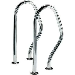 Sorties De Bain Pour Piscine - 47 X 80 Cm - Inox - Rectangulaires à Visser