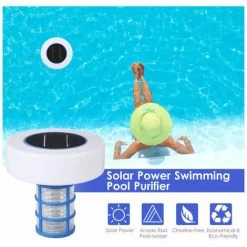 Solaire Piscine Purificateur Piscine Solaire-Ioniseur Piscine D'Eau D'Algues Inhibition Processeur Eau Sans Chlore 10 Solaire Piscine Purificateur Piscine Solaire-Ioniseur Piscine D'Eau D'Algues Inhibition Processeur Eau Sans Chlore -Piscine Soldes 88209470 4