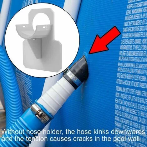 LCGEDB 4PCS Support De Tuyau De Piscine 30-38mm, Support De Tuyau D'eau, Empêche Le Tuyau De Tomber, Support De Tuyau De Piscine Pour Piscine Hors Sol(Gris) 4 LCGEDB 4PCS Support De Tuyau De Piscine 30-38mm, Support De Tuyau D'eau, Empêche Le Tuyau De Tomber, Support De Tuyau De Piscine Pour Piscine Hors Sol(Gris) – Image 2