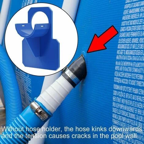 LCGEDB 4PCS Support De Tuyau De Piscine 30-38mm, Support De Tuyau D'eau, Empêche Le Tuyau De Tomber, Support De Tuyau De Piscine Pour Piscine Hors Sol (Bleu) 4 LCGEDB 4PCS Support De Tuyau De Piscine 30-38mm, Support De Tuyau D'eau, Empêche Le Tuyau De Tomber, Support De Tuyau De Piscine Pour Piscine Hors Sol (Bleu) – Image 2