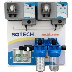 Tableau Complet Régulateur PH Et Chlore Automatique Pour Piscine Jusqu'à 160m3