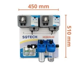 Tableau Complet Régulateur PH Et Chlore Automatique Pour Piscine Jusqu'à 160m3 8 Tableau Complet Régulateur PH Et Chlore Automatique Pour Piscine Jusqu'à 160m3 -Piscine Soldes 88528486 3