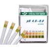 Bandelettes De Test De PH 100 Pièces, Papier De Test Tournesol, Plage De Mesure 4,5-9, Papier Indicateur Universel, Test D'acidité Pour Aquariums, Eau Potable -Piscine Soldes 88656411 1