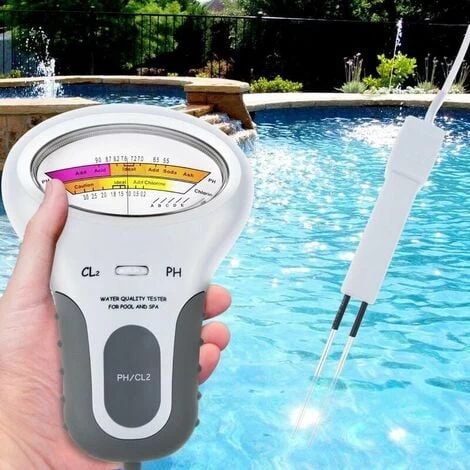 Testeur De Qualité D'eau Piscine PH Et Teneur En Chlore électronique Câble 13 Cm 3 Testeur De Qualité D'eau Piscine PH Et Teneur En Chlore électronique Câble 13 Cm