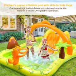 Piscine Pour Enfant Gonflable -Aire De Jeux Aquatique 246x193x110cm 9 Piscine Pour Enfant Gonflable -Aire De Jeux Aquatique 246x193x110cm -Piscine Soldes 88687854 3