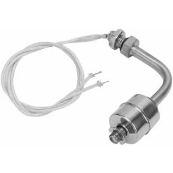 RHAFAYRE Capteur De Niveau De Liquide, Miniature Capteur De Niveau D'Eau Liquide Pour Interrupteur à Flotteur En Acier Inoxydable Pour Piscine De 100mm Pouvant Fonctionner En 0-220V AC Et 0-200V DC