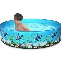 SEENLIN Piscine Pliant Piscine Inflation Sans Plastique Dur Portable Famille Piscine Ronde Piscine Pour Bebes Enfants Adultes 6 SEENLIN Piscine Pliant Piscine Inflation Sans Plastique Dur Portable Famille Piscine Ronde Piscine Pour Bebes Enfants Adultes -Piscine Soldes 89259166 2