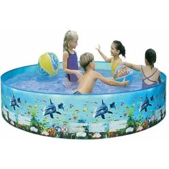SEENLIN Piscine Pliant Piscine Inflation Sans Plastique Dur Portable Famille Piscine Ronde Piscine Pour Bebes Enfants Adultes 7 SEENLIN Piscine Pliant Piscine Inflation Sans Plastique Dur Portable Famille Piscine Ronde Piscine Pour Bebes Enfants Adultes -Piscine Soldes 89259166 3