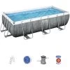 BESTWAY Piscine Hors Sol Rectangulaire Power Steel™ Effet Rotin 404 X 201 X 100 Cm 2 BESTWAY Piscine Hors Sol Rectangulaire Power Steel™ Effet Rotin 404 X 201 X 100 Cm -Piscine Soldes 89366790 1