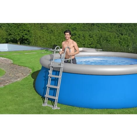 BESTWAY Piscine Hors Sol Fast Set™ 457 X 122 Cm Avec Pompe 5 BESTWAY Piscine Hors Sol Fast Set™ 457 X 122 Cm Avec Pompe – Image 3