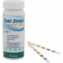 WddnAot Lot De 50 Bandelettes De Test 6 En 1 De Qualité De L’eau De Piscine Pour Chlore, PH, Alcalinité, Dureté, Acidité, Brome, Acide Cyanurique -Piscine Soldes 89651040 5