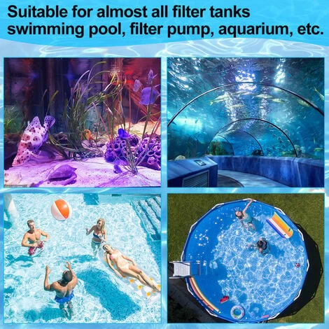SWANEW Filter Balls 2100 G, Balles Filtrantes Piscine Pour Filtre à Sable Pour Aquarium De De Piscine-Noir 4 SWANEW Filter Balls 2100 G, Balles Filtrantes Piscine Pour Filtre à Sable Pour Aquarium De De Piscine-Noir – Image 2