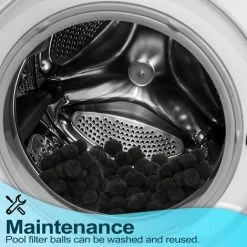 SWANEW Filter Balls 2100 G, Balles Filtrantes Piscine Pour Filtre à Sable Pour Aquarium De De Piscine-Noir 10 SWANEW Filter Balls 2100 G, Balles Filtrantes Piscine Pour Filtre à Sable Pour Aquarium De De Piscine-Noir -Piscine Soldes 89829201 4
