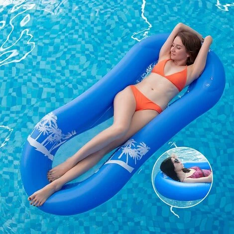 Hamac Gonflable Piscine,Matelas Flottant,Bouée Piscine D'eau Fauteuil Bouée De Piscine,Géant Aqua Flotteur Gonflable En Filet,Flottant Lit Matelas D'eau Canapé Pour Adultes Et Enfants(Bleu,16575 CM) 3 Hamac Gonflable Piscine,Matelas Flottant,Bouée Piscine D'eau Fauteuil Bouée De Piscine,Géant Aqua Flotteur Gonflable En Filet,Flottant Lit Matelas D'eau Canapé Pour Adultes Et Enfants(Bleu,16575 CM)