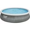 Piscine Autoportante Ronde Ø 4,57 X 1,07 M Aspect Résine Tressée Fast Set De Bestway 1 Piscine Autoportante Ronde Ø 4,57 X 1,07 M Aspect Résine Tressée Fast Set De Bestway -Piscine Soldes 90538723 1