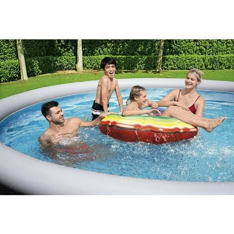 Piscine Autoportante Ronde Ø 4,57 X 1,07 M Aspect Résine Tressée Fast Set De Bestway 6 Piscine Autoportante Ronde Ø 4,57 X 1,07 M Aspect Résine Tressée Fast Set De Bestway – Image 4