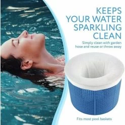 Chaussettes De Skimmer Pour Piscine, Filtre De Skimmer De Piscine En Tissu De Nylon Élastique Durable Pour Panier De Piscine, Filet De Pool Skimmer Socks Pour Le Nettoyage De Piscine，，10 Pièces -Piscine Soldes 90621328 3