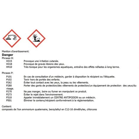 Anti-algues Préventif 5 L Peu Moussant - 750005 - Aqua Soleil 4 Anti-algues Préventif 5 L Peu Moussant - 750005 - Aqua Soleil – Image 2