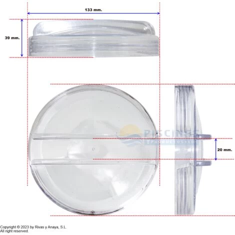 Couvercle Préfiltre Pompe Fiji 5 Couvercle Préfiltre Pompe Fiji – Image 3