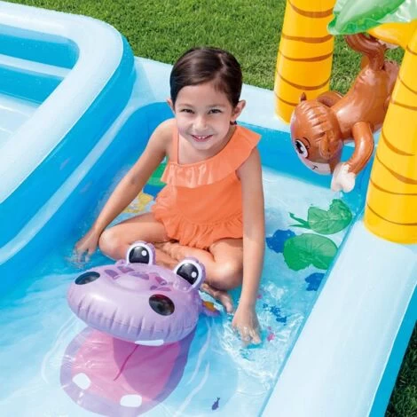 Piscine Du Centre De Jeux Jungle Jungle 57161 Toboggan Gonflable Intex Pour Enfants 6 Piscine Du Centre De Jeux Jungle Jungle 57161 Toboggan Gonflable Intex Pour Enfants – Image 4