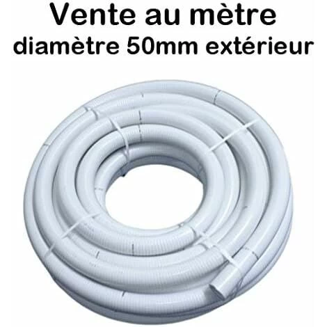 Tuyau PVC Blanc Pression Souple à Coller 50mm Diamètre/Bassins Et Piscines/Vente Au Mètre 4 Tuyau PVC Blanc Pression Souple à Coller 50mm Diamètre/Bassins Et Piscines/Vente Au Mètre – Image 2