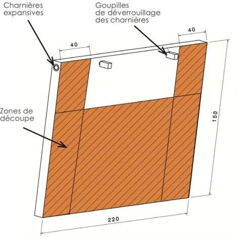VOLET DE SKIMMER ADAPTABLE Pour Rénovation Piscine – POOLCO 4 VOLET DE SKIMMER ADAPTABLE Pour Rénovation Piscine – POOLCO – Image 2