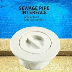 Buse Daspiration De Piscine, ABS Buse De Drainage De Piscine, Accessoire Déquipement De Piscine Pour Le Traitement De Leau Du Gymnase, De La Piscine 47/58mm 8 Buse Daspiration De Piscine, ABS Buse De Drainage De Piscine, Accessoire Déquipement De Piscine Pour Le Traitement De Leau Du Gymnase, De La Piscine 47/58mm -Piscine Soldes 91848334 2