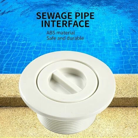 Buse Daspiration De Piscine, ABS Buse De Drainage De Piscine, Accessoire Déquipement De Piscine Pour Le Traitement De Leau Du Gymnase, De La Piscine 47/58mm 4 Buse Daspiration De Piscine, ABS Buse De Drainage De Piscine, Accessoire Déquipement De Piscine Pour Le Traitement De Leau Du Gymnase, De La Piscine 47/58mm – Image 2