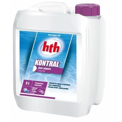 Anti-algues Piscine Hth KONTRAL - 5 Litres - 5 Litres 3 Anti-algues Piscine Hth KONTRAL - 5 Litres - 5 Litres