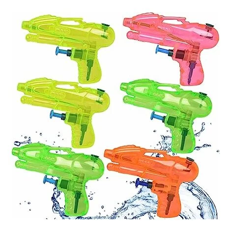 Petit Pistolet à Eau 6 Pack Water Guns Pistolet à Eau En Plastique Pour Enfants Couleur Aléatoire 3 Petit Pistolet à Eau 6 Pack Water Guns Pistolet à Eau En Plastique Pour Enfants Couleur Aléatoire