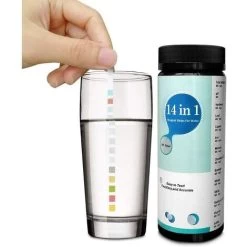 Bandelettes De Test De Qualité De L'eau 14 En 1 Pour Tester L'eau Potable Et L'eau De Puits, Pour Détecter Le Chlore Résiduel, L'alcalinité, La Dureté, Le PH, Les Nitrites, Etc.,100 8 Bandelettes De Test De Qualité De L'eau 14 En 1 Pour Tester L'eau Potable Et L'eau De Puits, Pour Détecter Le Chlore Résiduel, L'alcalinité, La Dureté, Le PH, Les Nitrites, Etc.,100 -Piscine Soldes 92179846 3