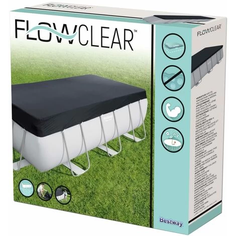 JOLI® Mode Bestway Couverture De Piscine Flowclear 404x201 Cm TOP85527 7 JOLI® Mode Bestway Couverture De Piscine Flowclear 404x201 Cm TOP85527 – Image 5