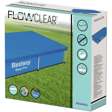 JOLI® Mode Bestway Couverture De Piscine Flowclear 221x150 Cm TOP42338 5 JOLI® Mode Bestway Couverture De Piscine Flowclear 221x150 Cm TOP42338 – Image 3