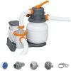 Filtre à Sable Pour Piscine 5,678L/h Avec Programmateur Et Diffuseur Chemconnect - FLOWCLEAR De BESTWAY -Piscine Soldes 92615027 1