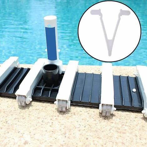 Clip De Brosse De Piscine, Lot De 6 Pinces Papillon En V Pour Piscine, Clips De Rechange Pour Toutes Les Piscines Et Spas écumoires/Filets, Brosses Et Poteaux 4 Clip De Brosse De Piscine, Lot De 6 Pinces Papillon En V Pour Piscine, Clips De Rechange Pour Toutes Les Piscines Et Spas écumoires/Filets, Brosses Et Poteaux – Image 2