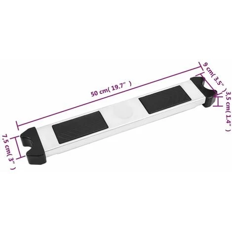 Marche D'échelle De Piscine 50x9x3,5 Cm Acier Inoxydable 304 VidaXL 5 Marche D'échelle De Piscine 50x9x3,5 Cm Acier Inoxydable 304 VidaXL – Image 3