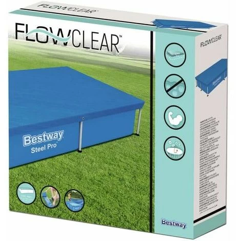 Bestway Couverture De Piscine Flowclear 221x150 Cm 4 Bestway Couverture De Piscine Flowclear 221x150 Cm – Image 3