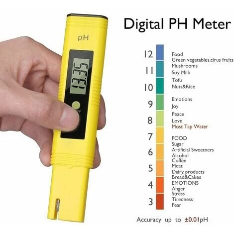 Testeur De Ph Professionnel, Fonction D'étalonnage Automatique Et 0,00-14,00 Gamme De Mesure Pour L’Eau Portable Aquarium Hydroponie Piscine Plage De Mesure 4 Testeur De Ph Professionnel, Fonction D'étalonnage Automatique Et 0,00-14,00 Gamme De Mesure Pour L’Eau Portable Aquarium Hydroponie Piscine Plage De Mesure – Image 2