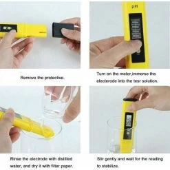 Testeur De Ph Professionnel, Fonction D'étalonnage Automatique Et 0,00-14,00 Gamme De Mesure Pour L’Eau Portable Aquarium Hydroponie Piscine Plage De Mesure 9 Testeur De Ph Professionnel, Fonction D'étalonnage Automatique Et 0,00-14,00 Gamme De Mesure Pour L’Eau Portable Aquarium Hydroponie Piscine Plage De Mesure -Piscine Soldes 93579372 3