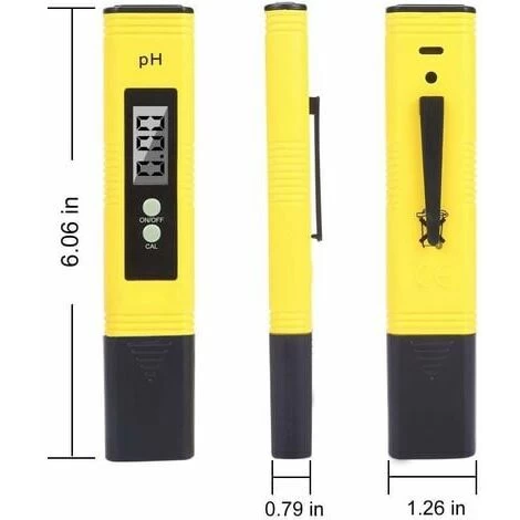 Testeur De Ph Professionnel, Fonction D'étalonnage Automatique Et 0,00-14,00 Gamme De Mesure Pour L’Eau Portable Aquarium Hydroponie Piscine Plage De Mesure 7 Testeur De Ph Professionnel, Fonction D'étalonnage Automatique Et 0,00-14,00 Gamme De Mesure Pour L’Eau Portable Aquarium Hydroponie Piscine Plage De Mesure – Image 5