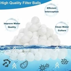 RHAFAYRE Balles Filtrantes 500g, Balles Filtrantes Pour Piscine, Système De Filtration à Sable, Alternative Pour 18 Kg De Sable Filtrant, Accessoires De Rechange Pour Filtre De Piscine, Pompe Filtrant 9 RHAFAYRE Balles Filtrantes 500g, Balles Filtrantes Pour Piscine, Système De Filtration à Sable, Alternative Pour 18 Kg De Sable Filtrant, Accessoires De Rechange Pour Filtre De Piscine, Pompe Filtrant -Piscine Soldes 94183706 3
